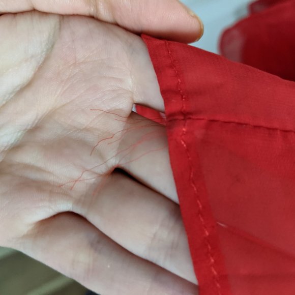 Red Bridesmaids Dress (Dessy Style 2894) - Picture 9 of 9